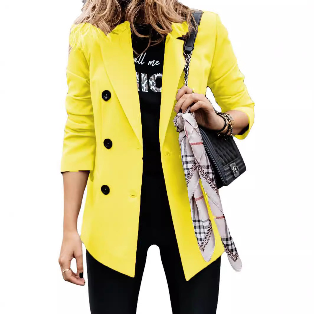 Lune London | Women's elegant tailored blazer with double button placket
