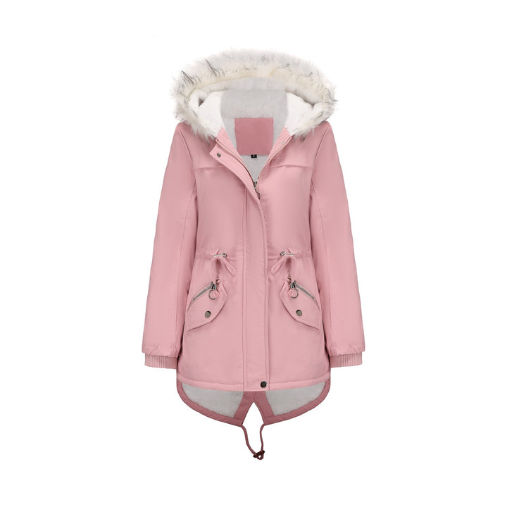 Women's outdoor jacket lined with removable hood Lune London