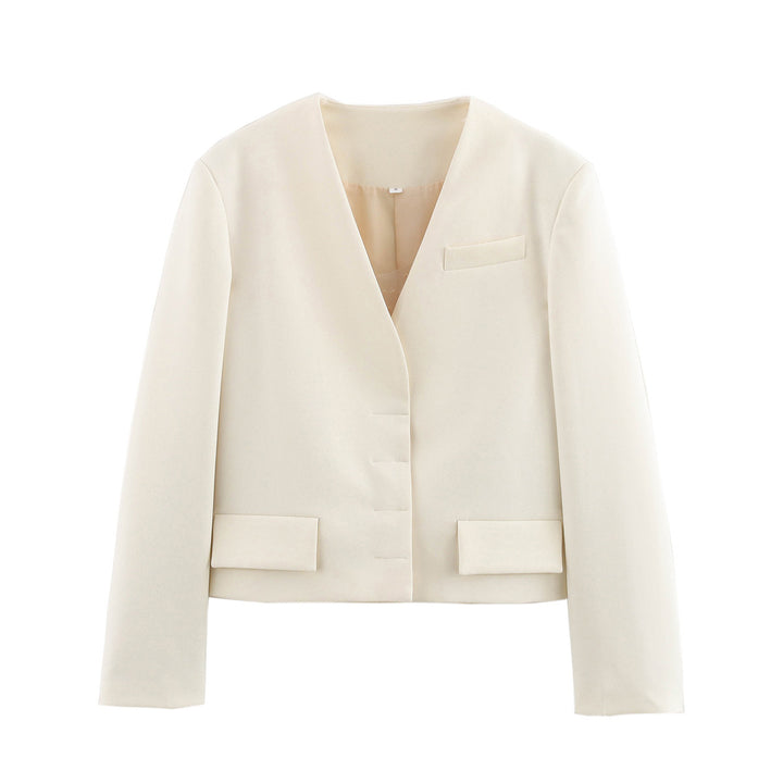 Ladies elegant blazer with classic lapels Lune London