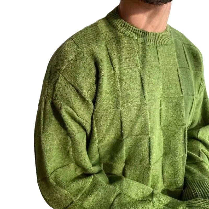 Casual men's sweater with textured design Lune London