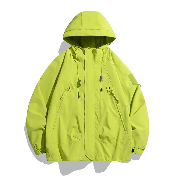 Versatile outdoor jacket for men with adjustable waist and large pockets Lune London