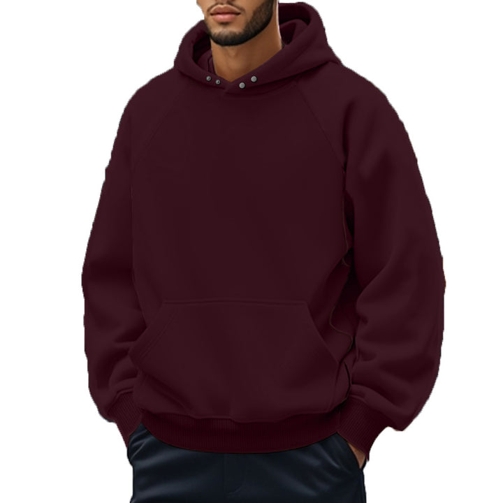 Comfortable hoodie for men with side pockets and kangaroo pocket Lune London