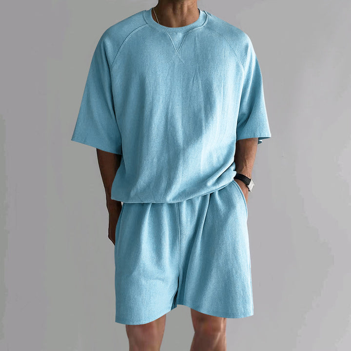 Comfortable sports suit for men with wide sleeves and an elastic waist Lune London