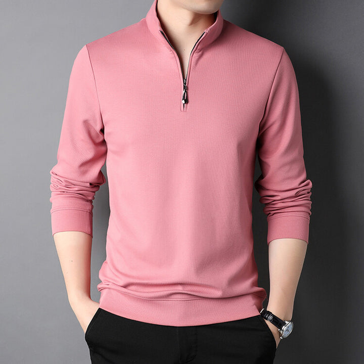 Men's turtleneck pullover with zipper Lune London