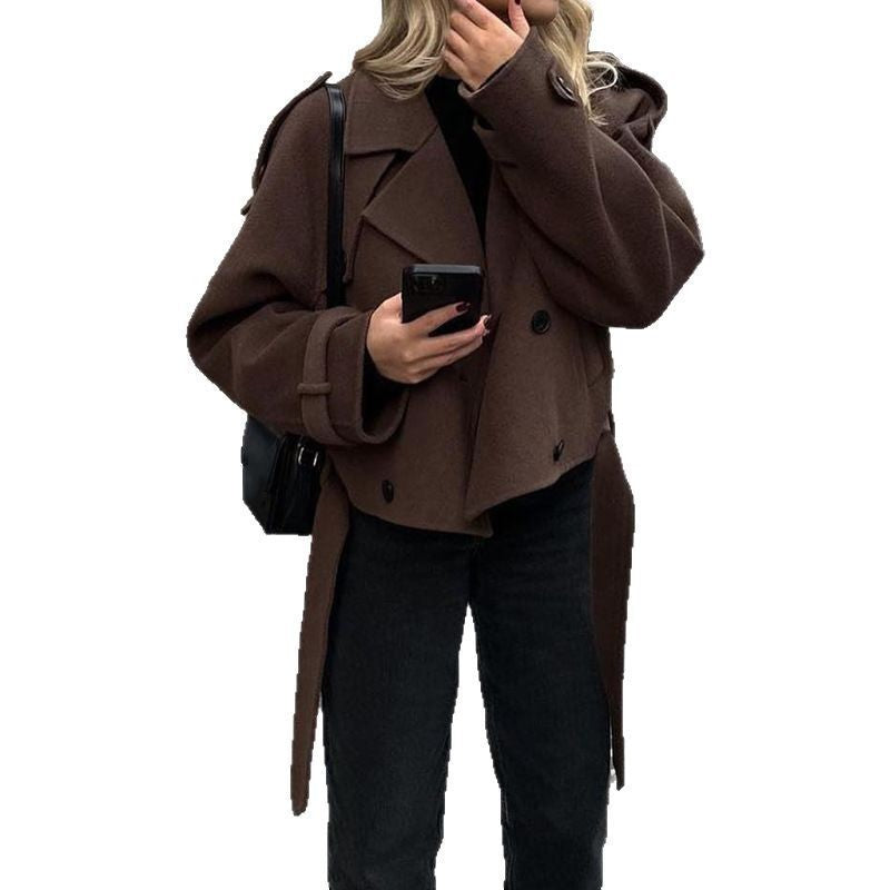 Oversized wool coat for women Lune London