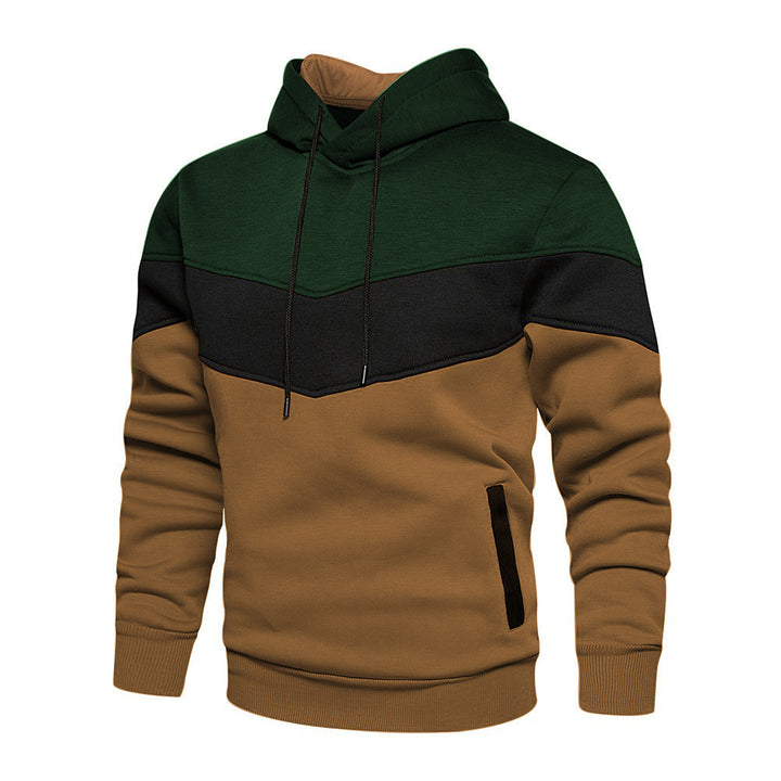 Men's trendy hoodie with color accents and practical pockets Lune London