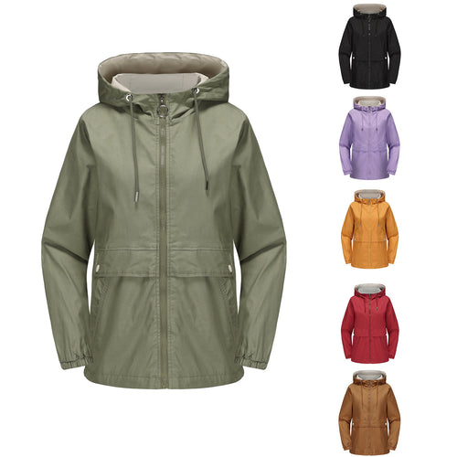 Fashion leisure jacket for women with adjustable belt Lune London