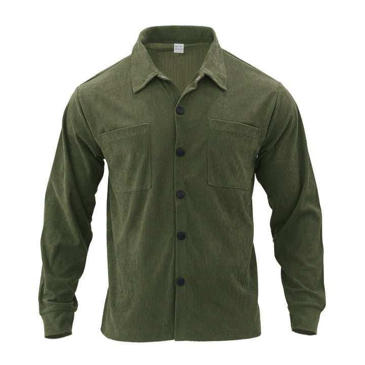 Men's soft flannel shirt with practical chest pockets and modern cut Lune London