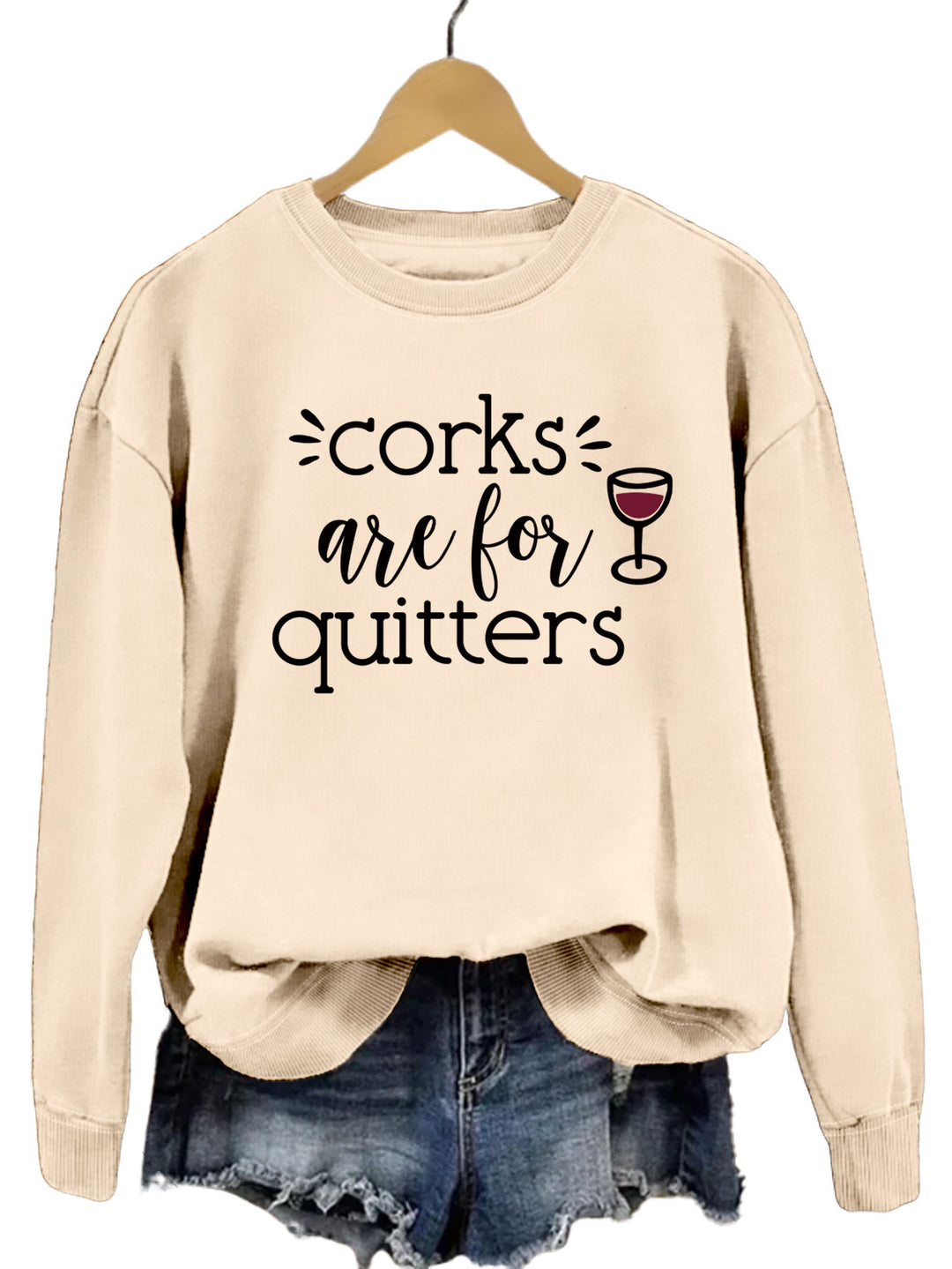 Sweatshirt pour femmes avec slogan créatif et coupe décontractée Chic & Stil