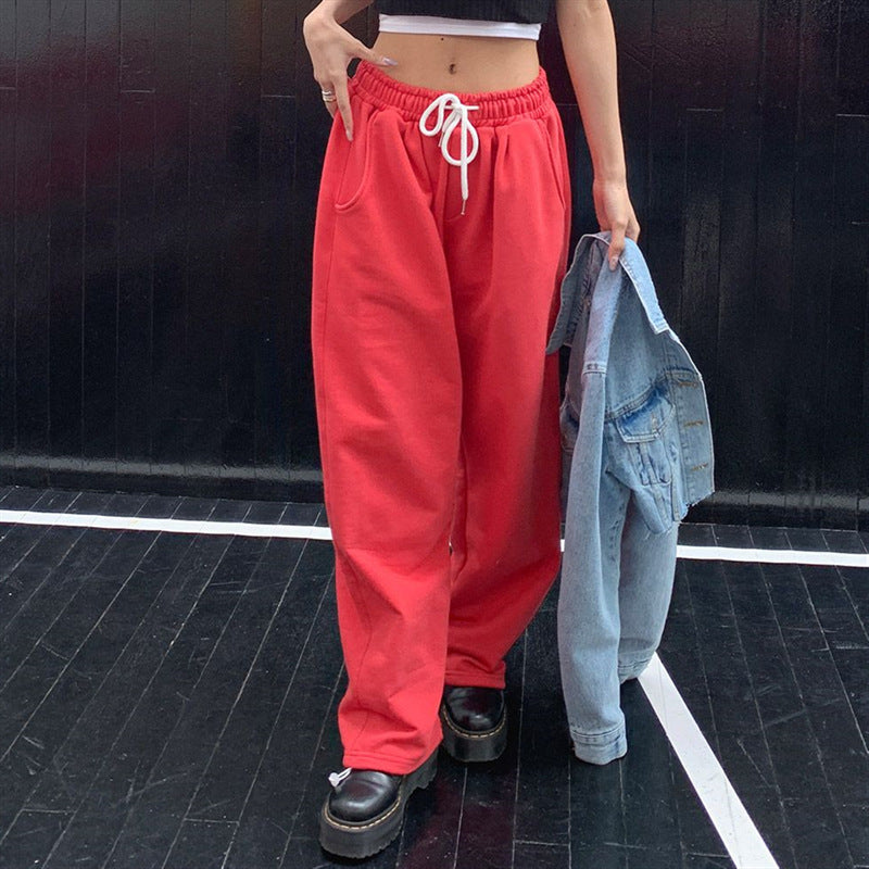 Pantalon de loisirs décontracté pour femmes avec taille élastique et poches pratiques Chic & Stil