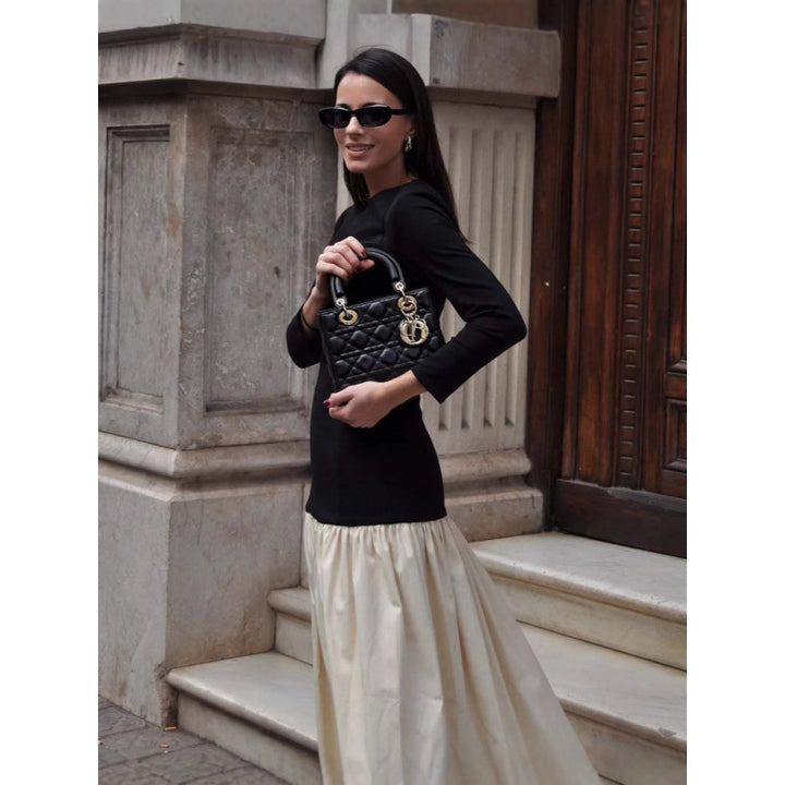 Elegant dress for ladies with contrasting details Lune London