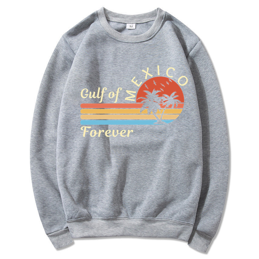 Sweat-shirt femme avec design graphique tropical et imprimé moderne Chic & Stil