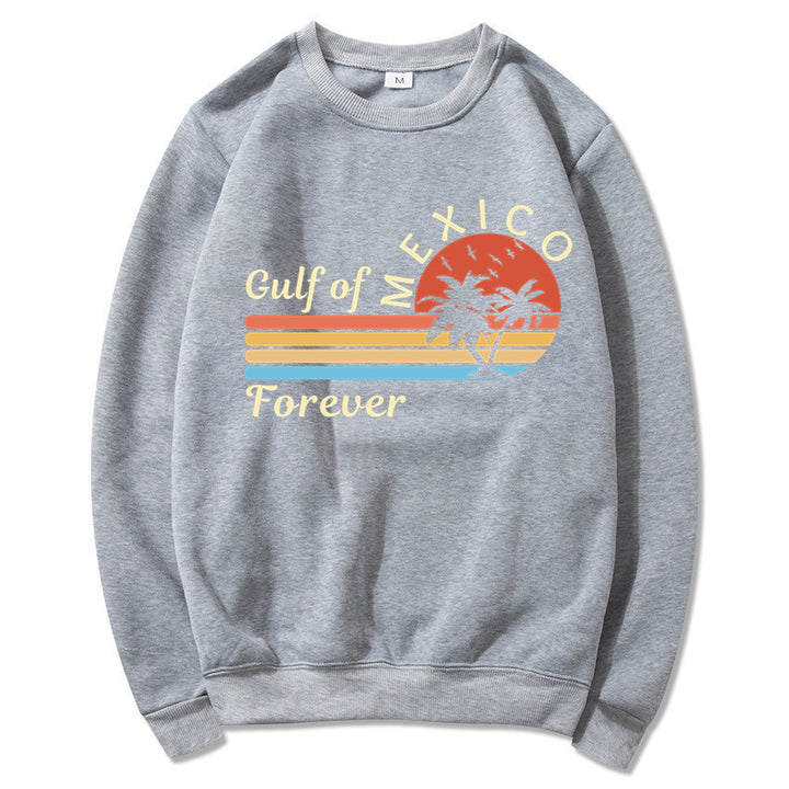 Sweat-shirt femme avec design graphique tropical et imprimé moderne Chic & Stil