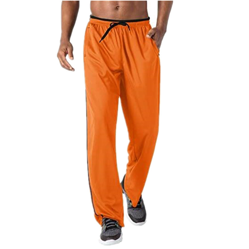 Men's sporty training pants with contrasting side stripes Lune London
