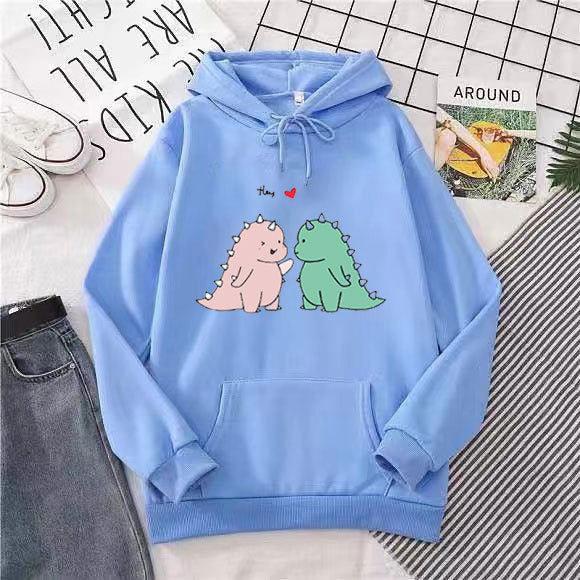 Women’s hoodie with playful dinosaur motif Chic & Stil