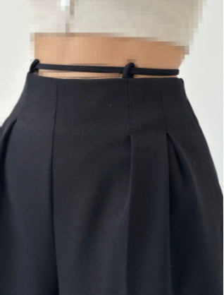 Pantalons chino taille haute pour femme avec nœud décoratif Chic & Stil