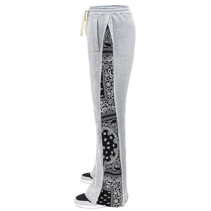 High-quality leisure pants for men with decorative print details Lune London