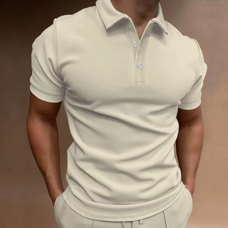 Performance-focused short sleeve polo shirt for men Chic und Stil