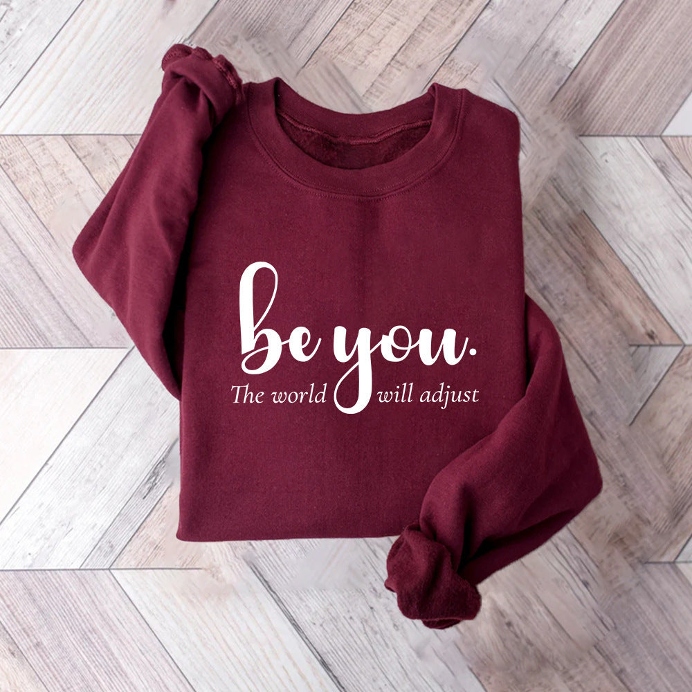 Sweat-shirt pour femmes avec motif inspirant et message motivant Chic & Stil