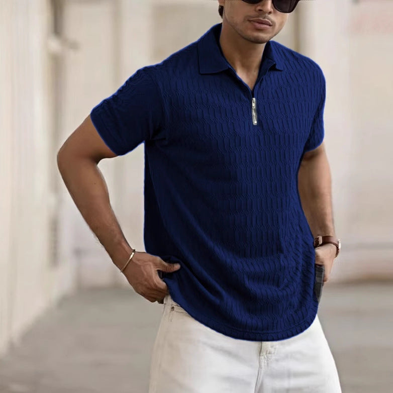 Men's Chic Structured Polo and Style