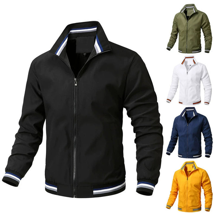 Elegant bomber jacket for men with elastic cuffs Lune London
