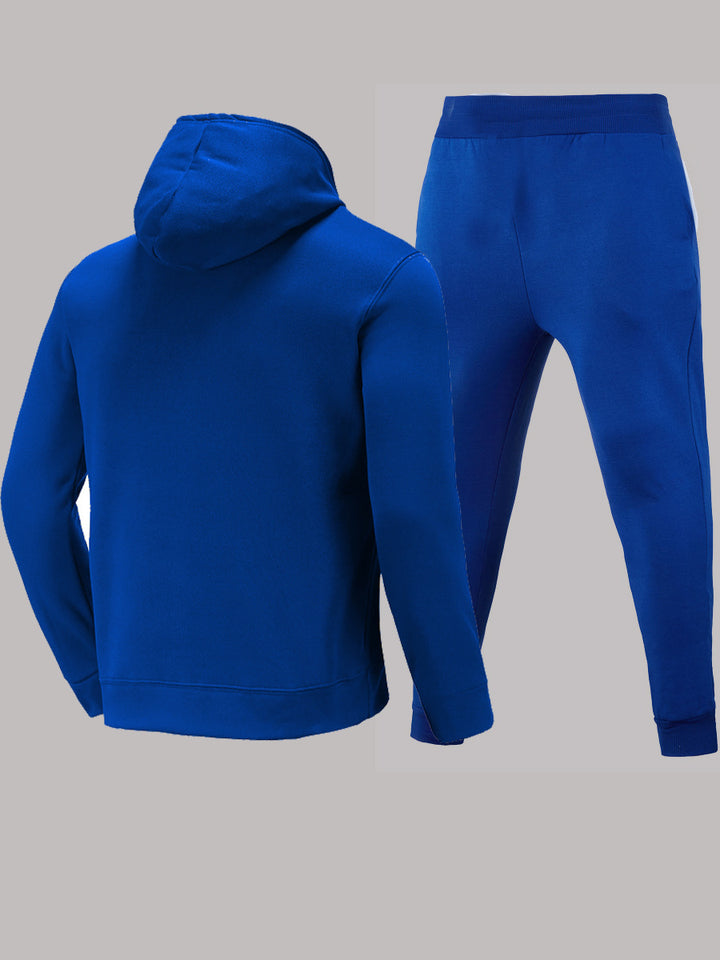 Casual hoodie and jogger pants set for women with festive Christmas pattern Lune London