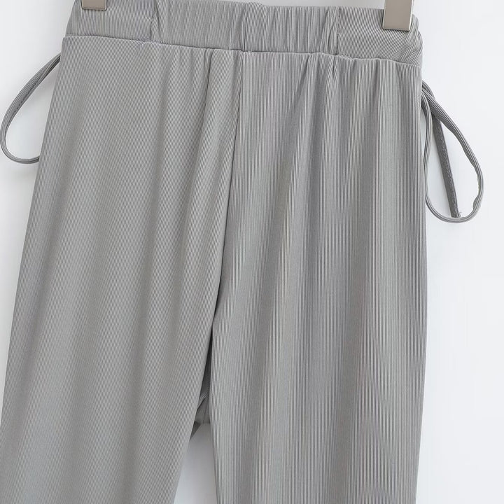 Lune London Women's Palazzo Pants with Stylish Cord