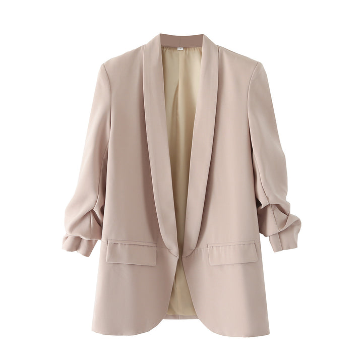 Elegant blazer for women with rolled-up sleeves and practical pockets Lune London