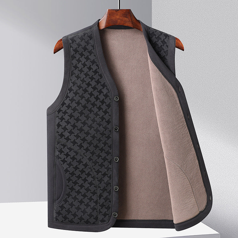 Women thermal insulated vest with textured design Lune London
