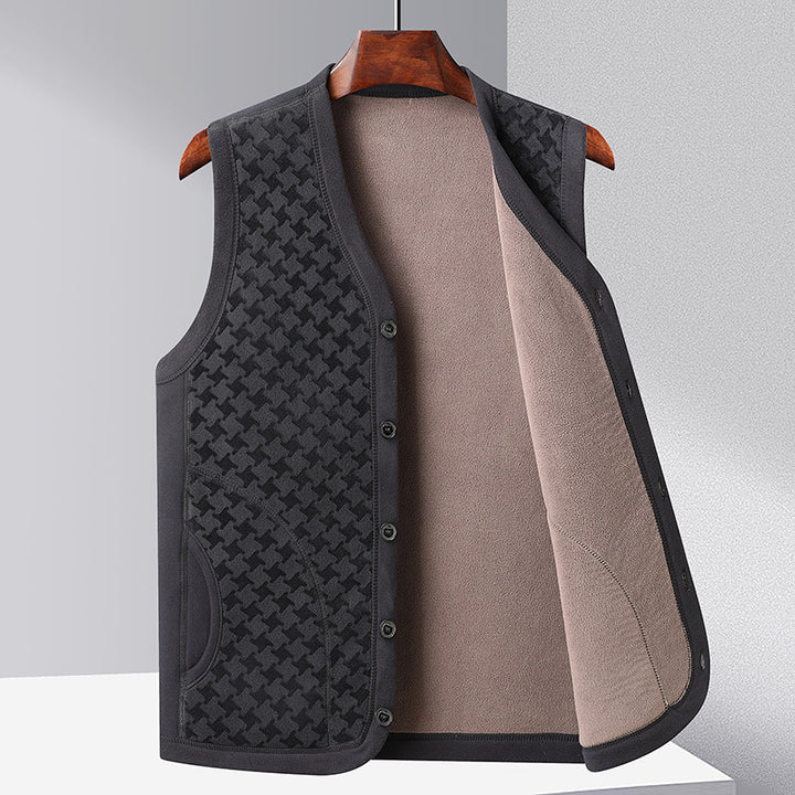 Women thermal insulated vest with textured design Lune London