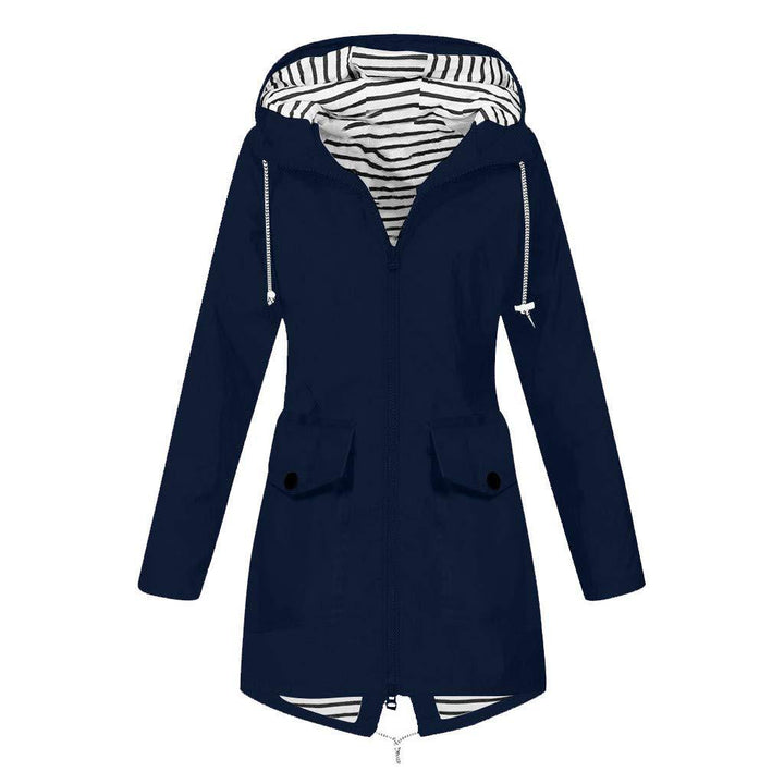 Functional women's jacket with adjustable hood and practical pockets Lune London