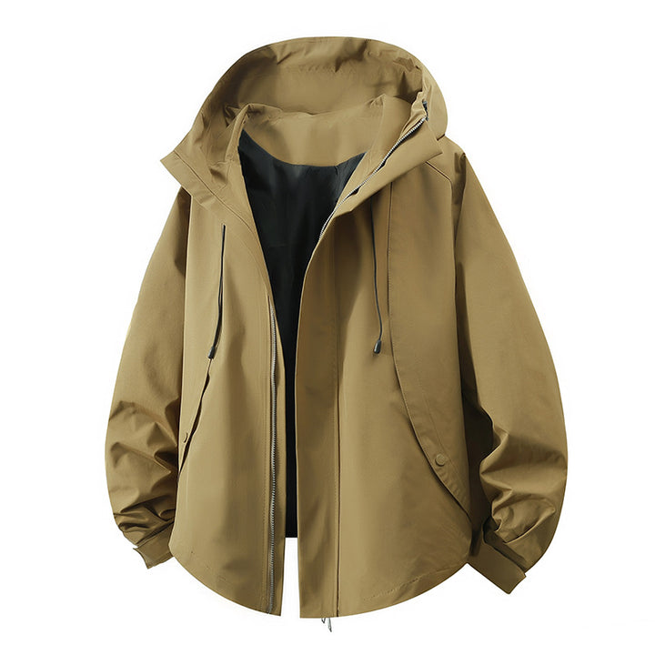 Women's windproof transition jacket with hood and adjustable drawstring Lune London