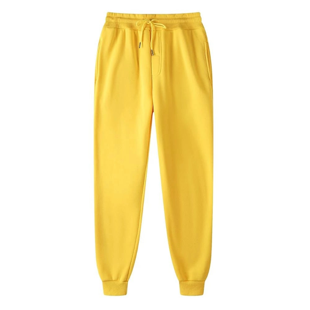 Comfortable training pants for ladies with elastic waistband and side pockets Lune London