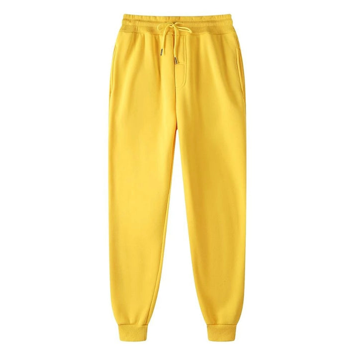 Comfortable training pants for ladies with elastic waistband and side pockets Lune London