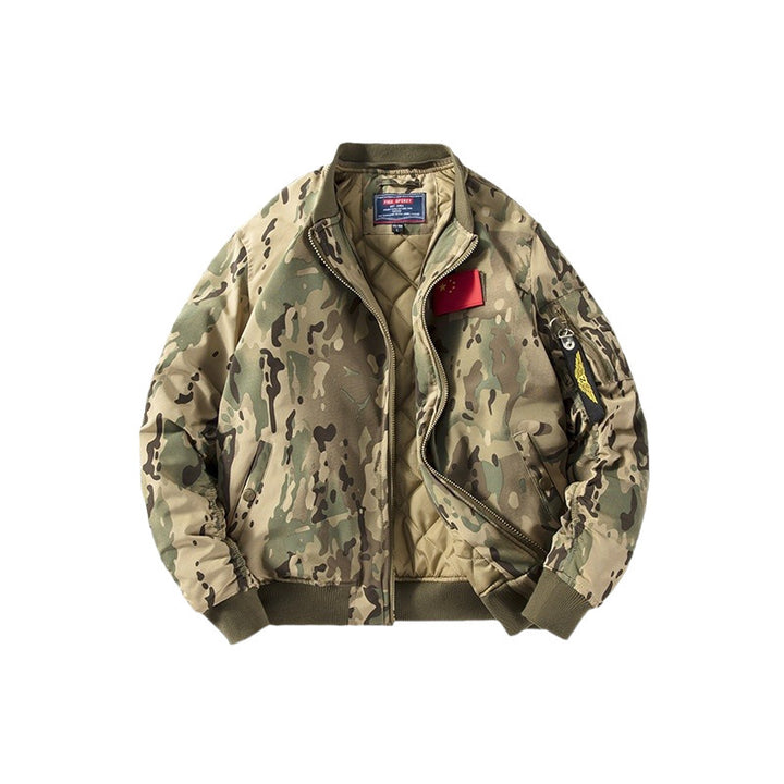 Functional bomber jacket for men with removable hood Lune London