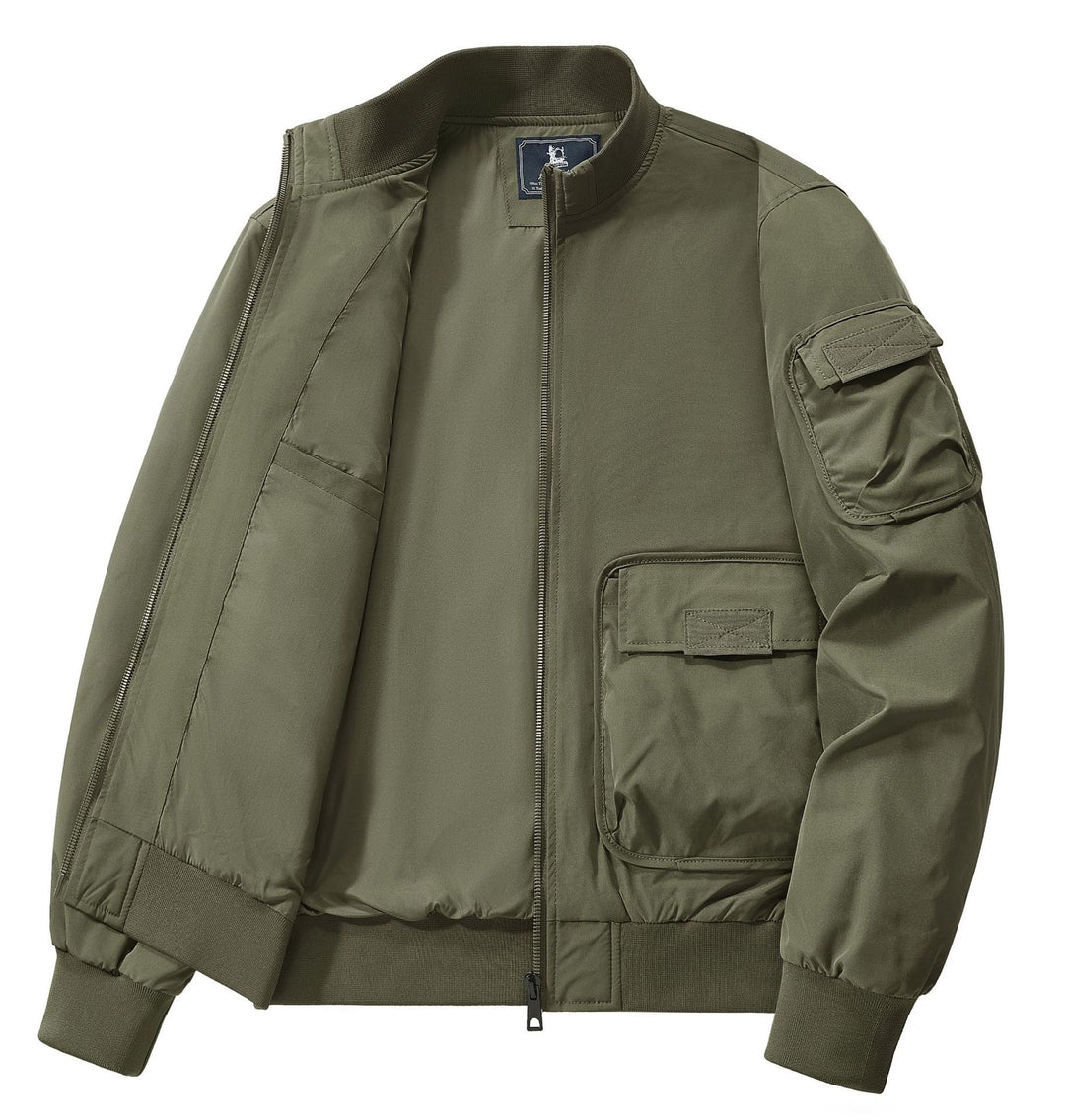 Trendy bomber jacket for men with functional pockets Lune London