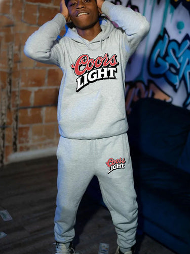 Women's hoodie and jogger pants set with modern logo design Lune London