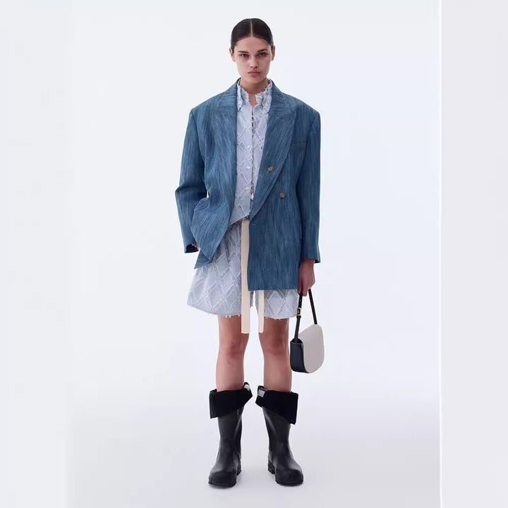 Shorts décontractés pour femmes avec taille élastique et motif slidic Chic & Stil
