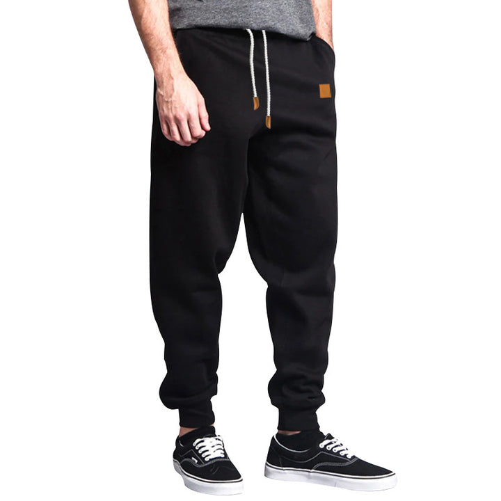 Comfortable jogger pants for men with elastic waistband and practical cut Lune London