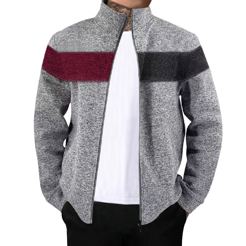 Men's sports jacket with innovative contrasting stripes Lune London