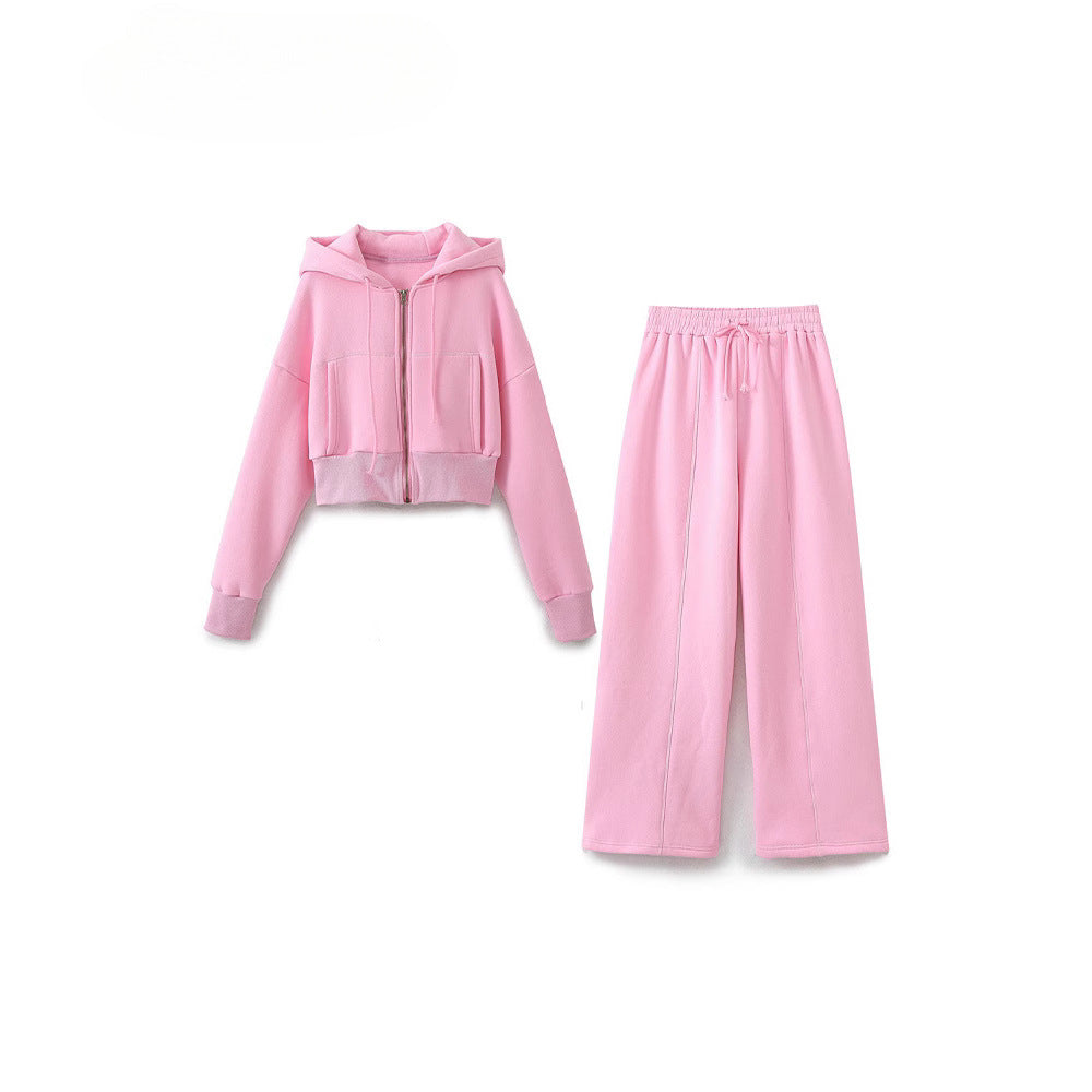 Lune London women's cropped hoodie set and jogger pants