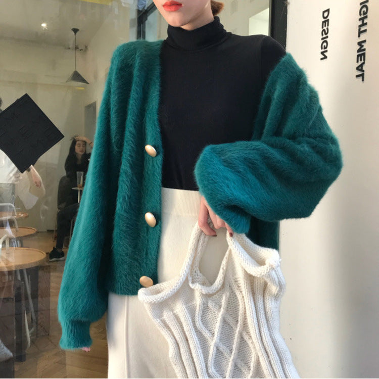 Ladies soft oversized cardigan Lune London