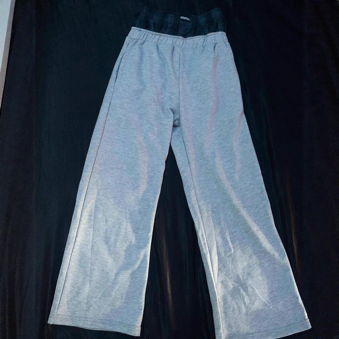 Pantalons de jogging larges pour femmes avec taille élastique et coton de haute qualité Chic & Stil