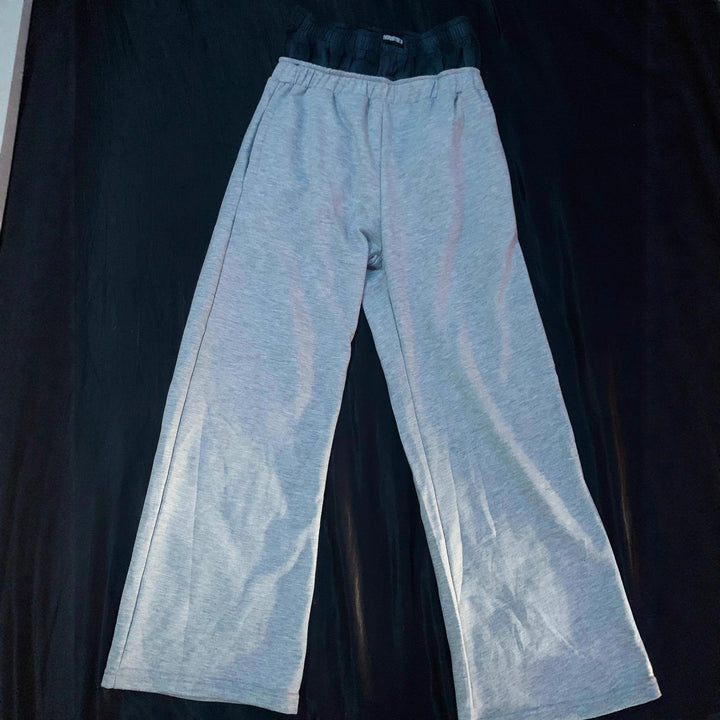 Pantalons de jogging larges pour femmes avec taille élastique et coton de haute qualité Chic & Stil