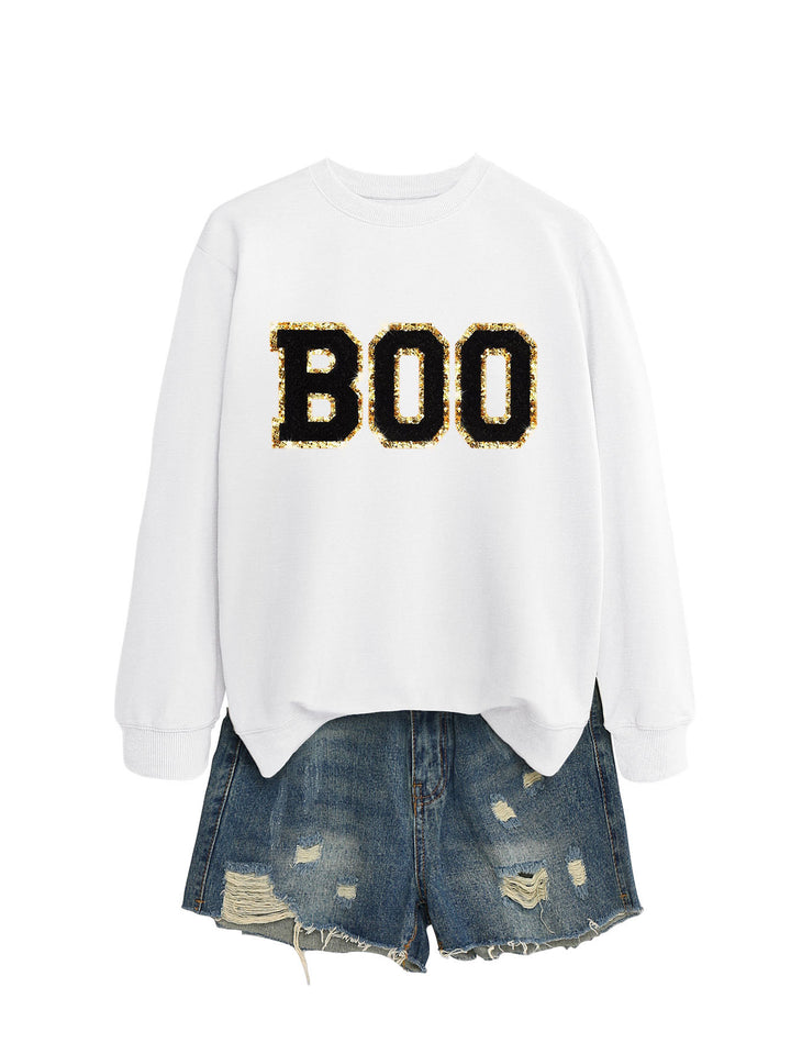 Sweat-shirt femme avec impression scintillante Chic & Stil