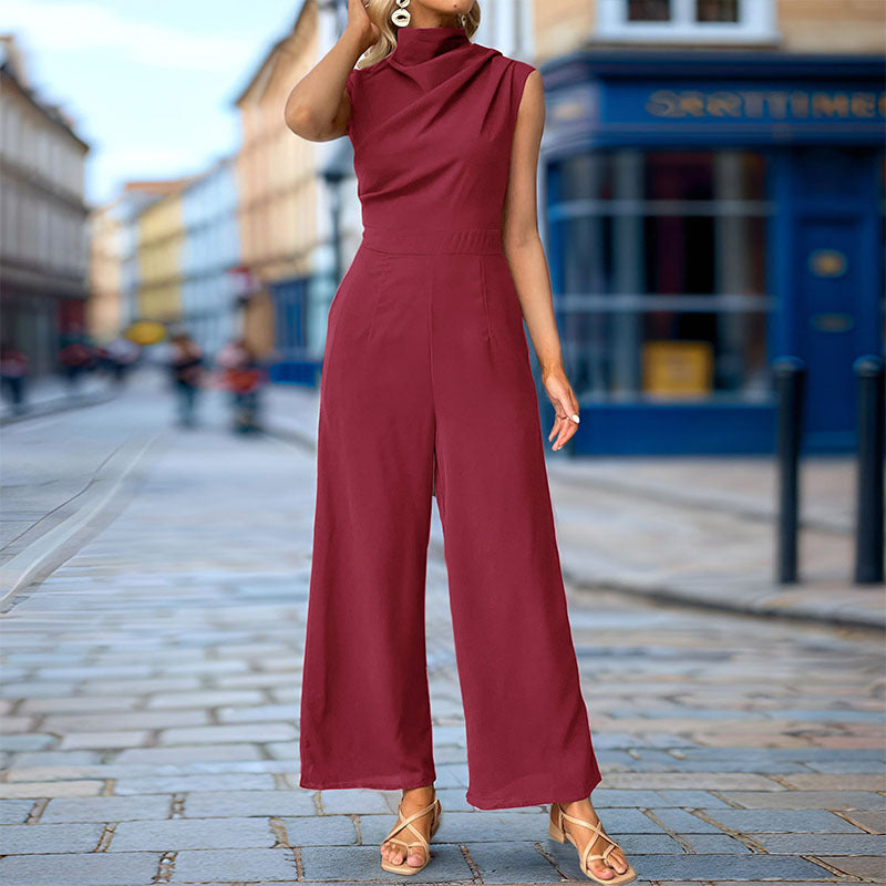 Ladies Asymmetric Elegant Chic Jumpsuit