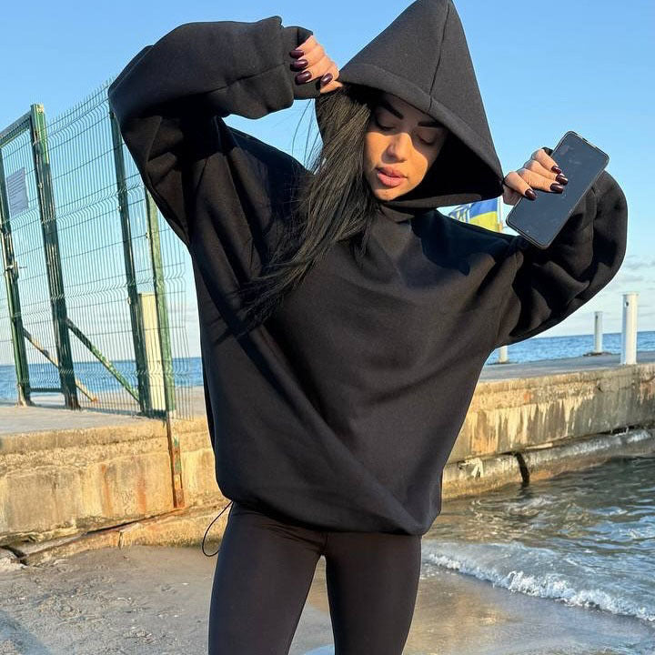 Ladies oversized hoodie Lune London