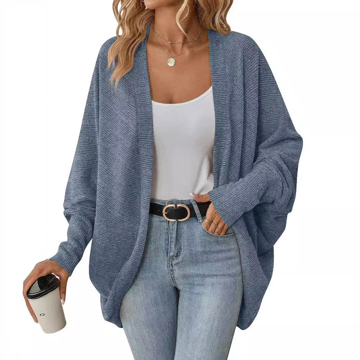 Casual knitted jacket for women with a relaxed fit and wide sleeves Lune London