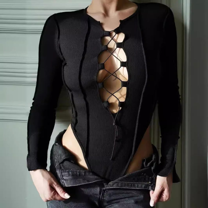 Stylish long sleeve bodysuit for women Lune London