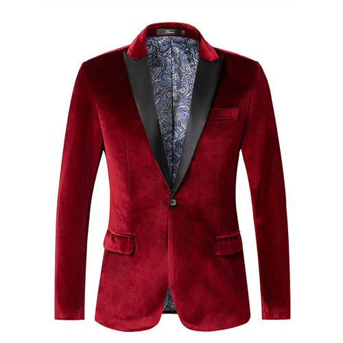 Elegant velvet jacket for men with luxurious details Lune London